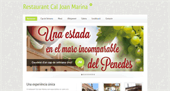 Desktop Screenshot of caljoanmarina.com